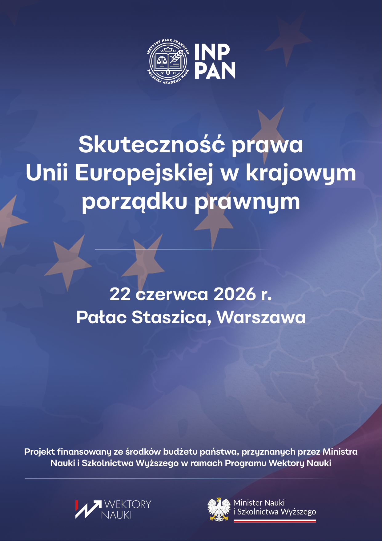 Zaproszenie na konferencję Centrum Badań nad Sądowym Stosowaniem Prawa UE INP PAN